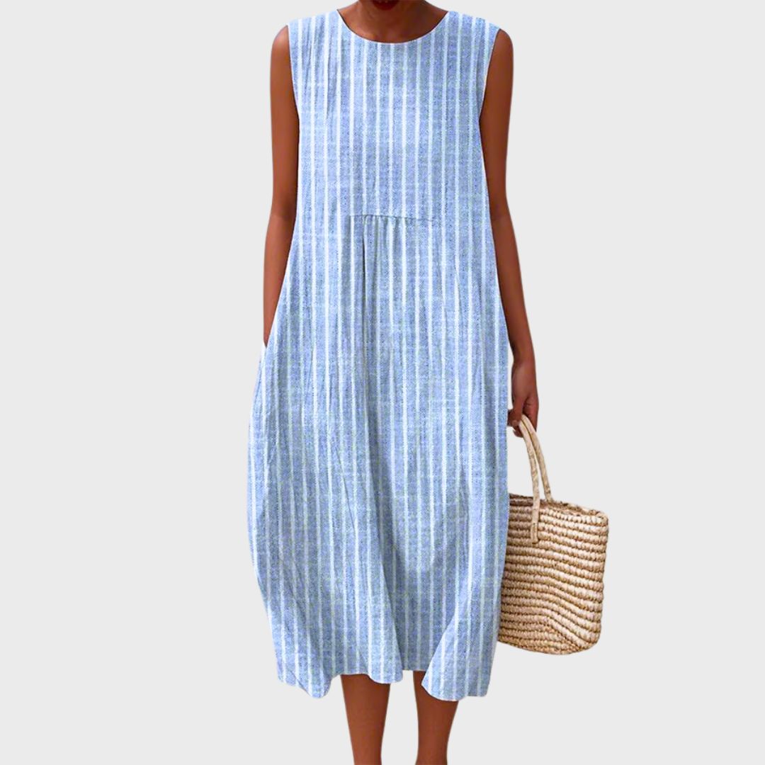 Isla | Comfortable and Breezy Checkered Summer Dress
