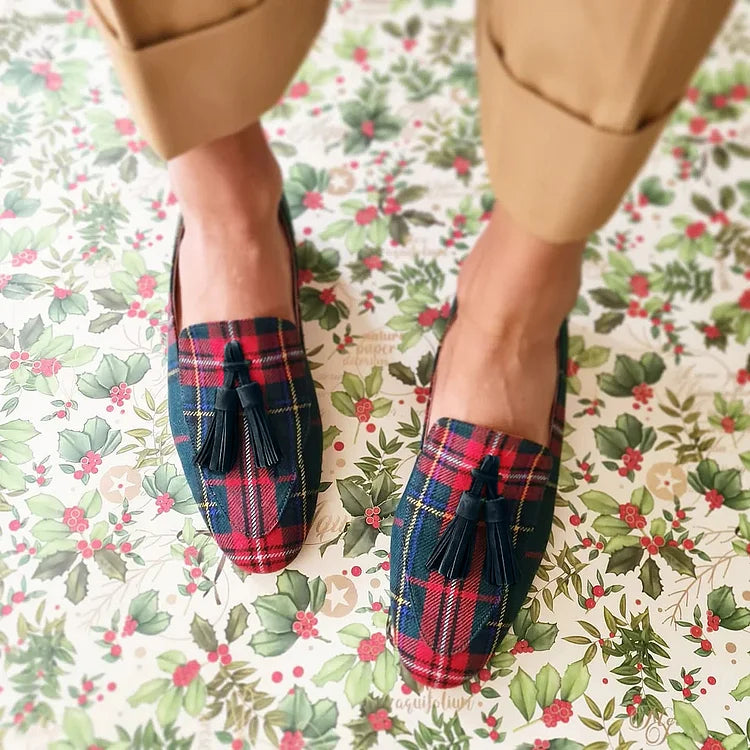 ΣΚΩΤΣΕΖΙΚΟΣ CHIC LOAFER ΜΕ ΦΡΥΝΤΖΙΑ