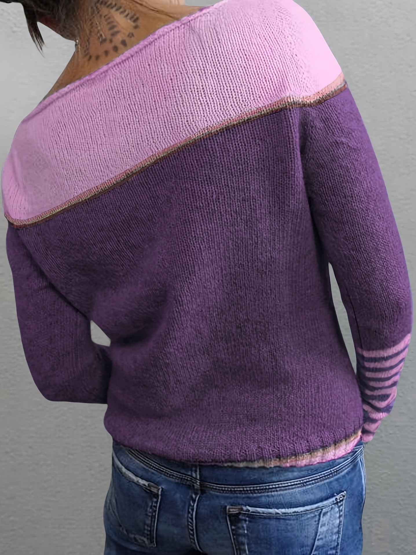 Katharina – Striped Long Sleeve Jumper