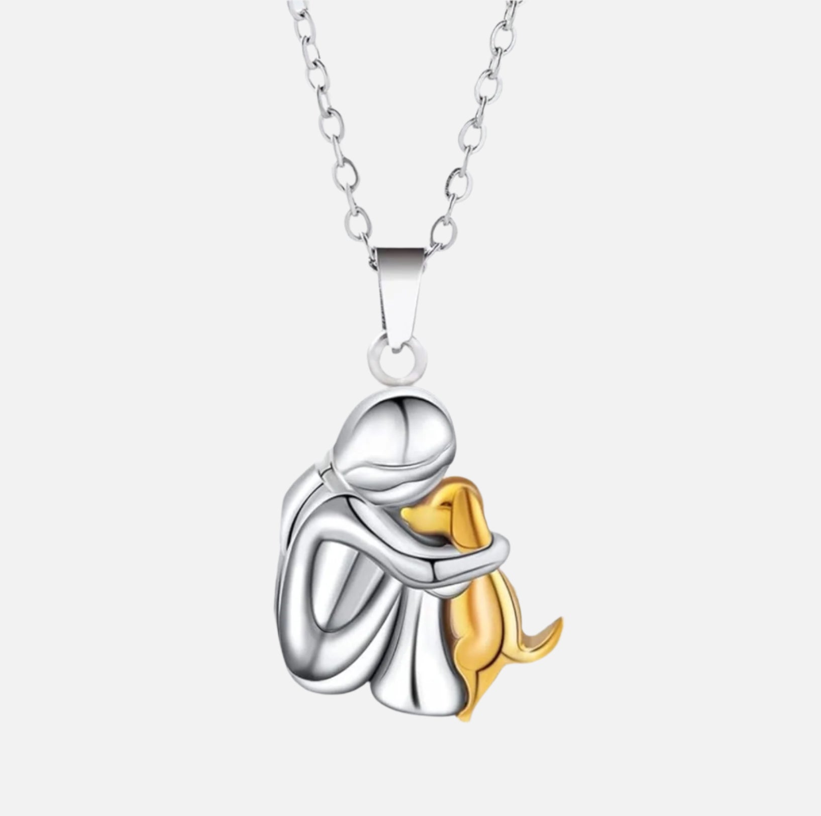 Lena - Necklace with a Dog-Shaped Pendant