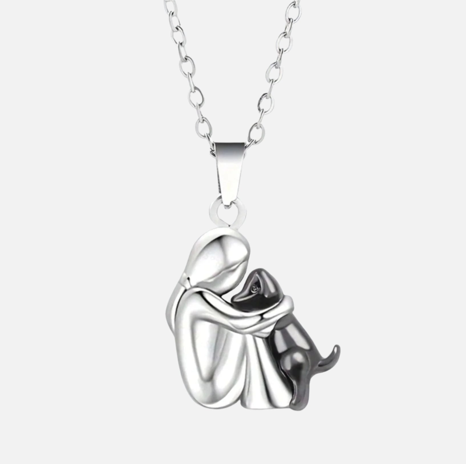 Lena - Necklace with a Dog-Shaped Pendant