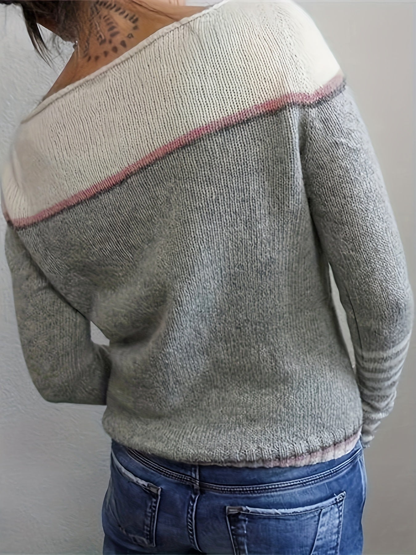 Katharina – Striped Long Sleeve Jumper
