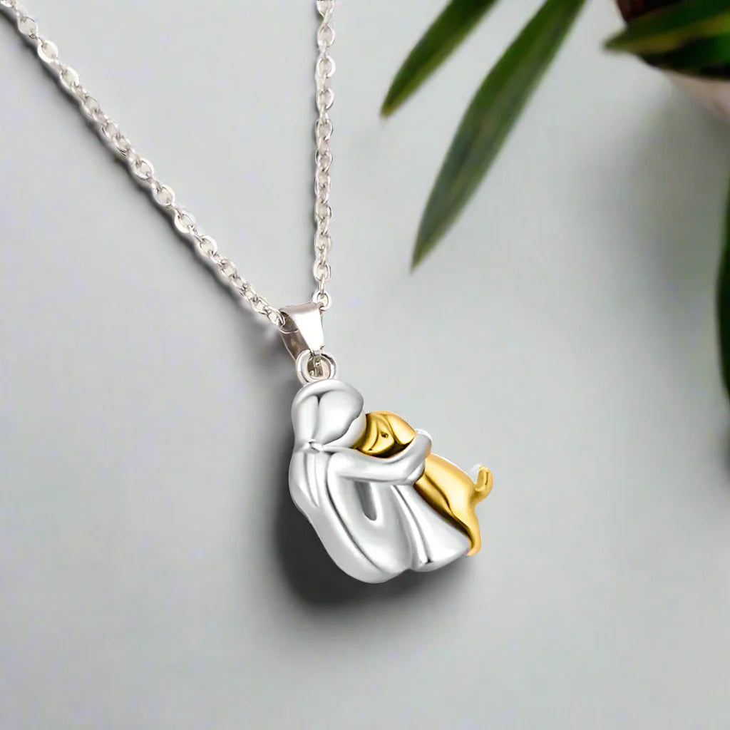 Lena - Necklace with a Dog-Shaped Pendant