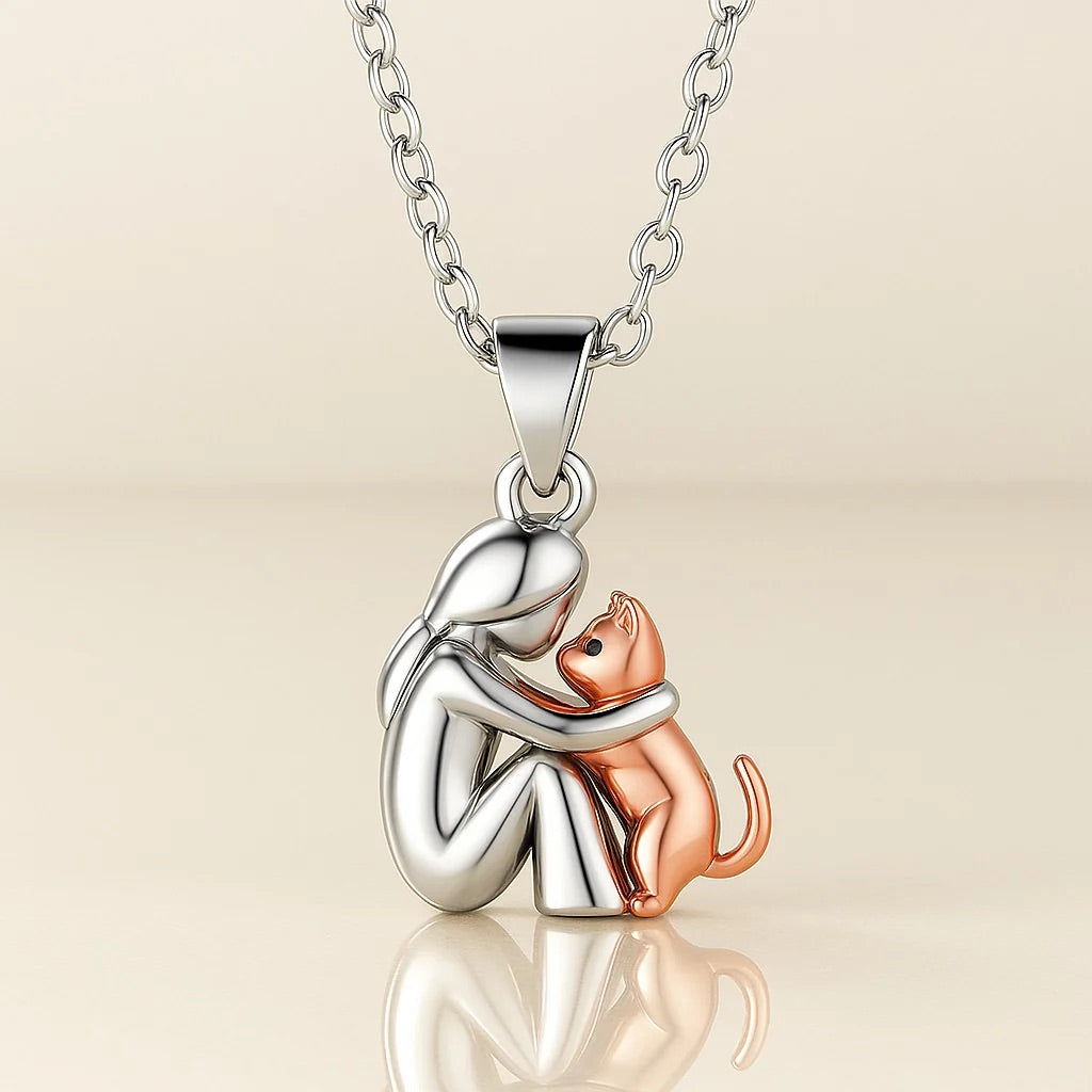 Karolina - Cat-Shaped Pendant Necklace