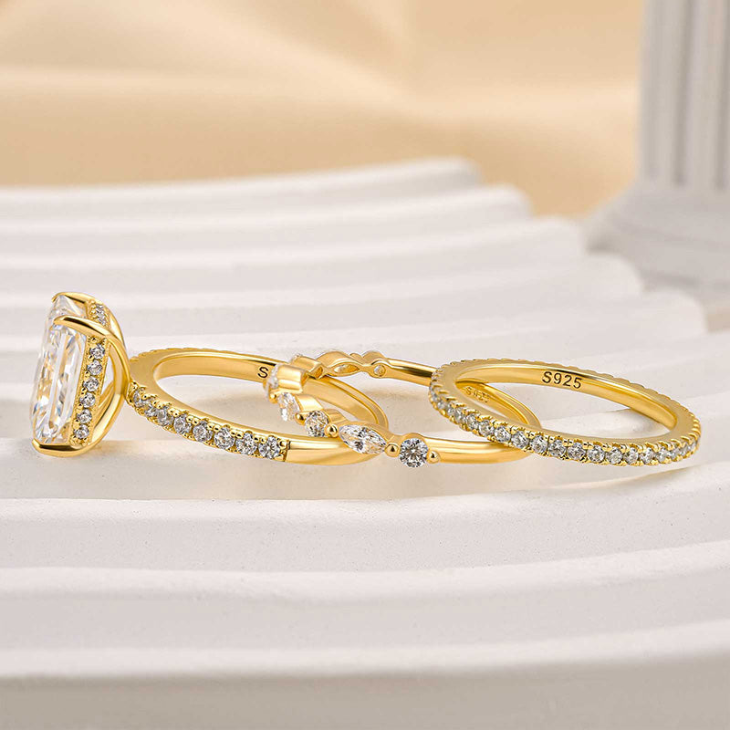 Set of 3 Jaily Rings | Gold