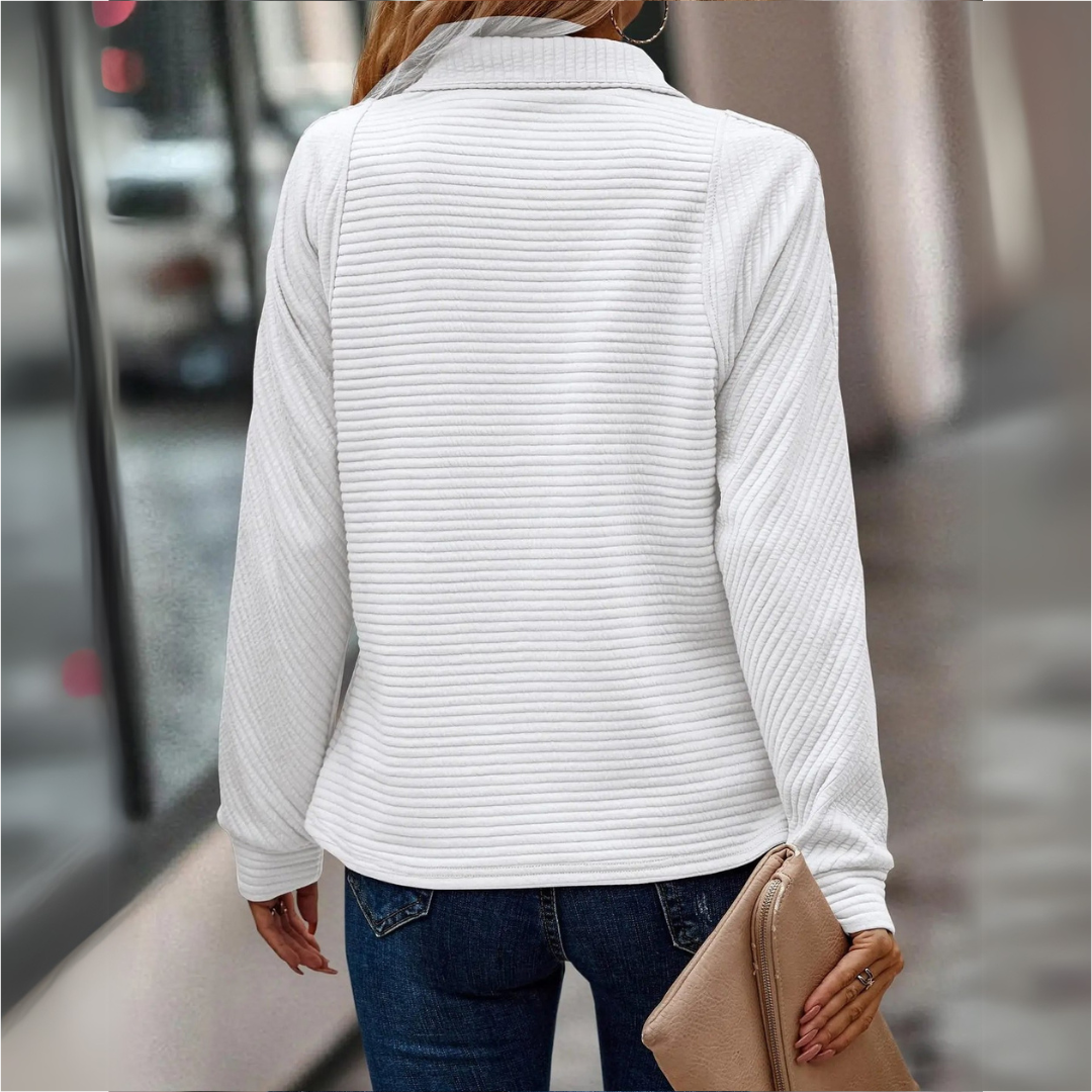Suzanne - Half-Zip Detail Jumper