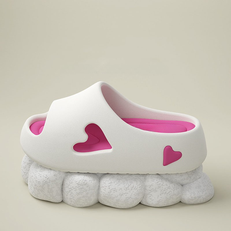 My Heart - Ultra Soft Heart-Shaped Flip Flops