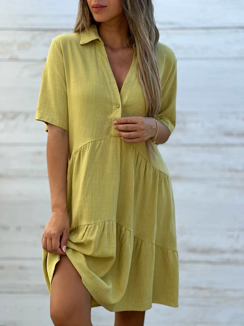 Maria | Comfortable Linen Summer Dress