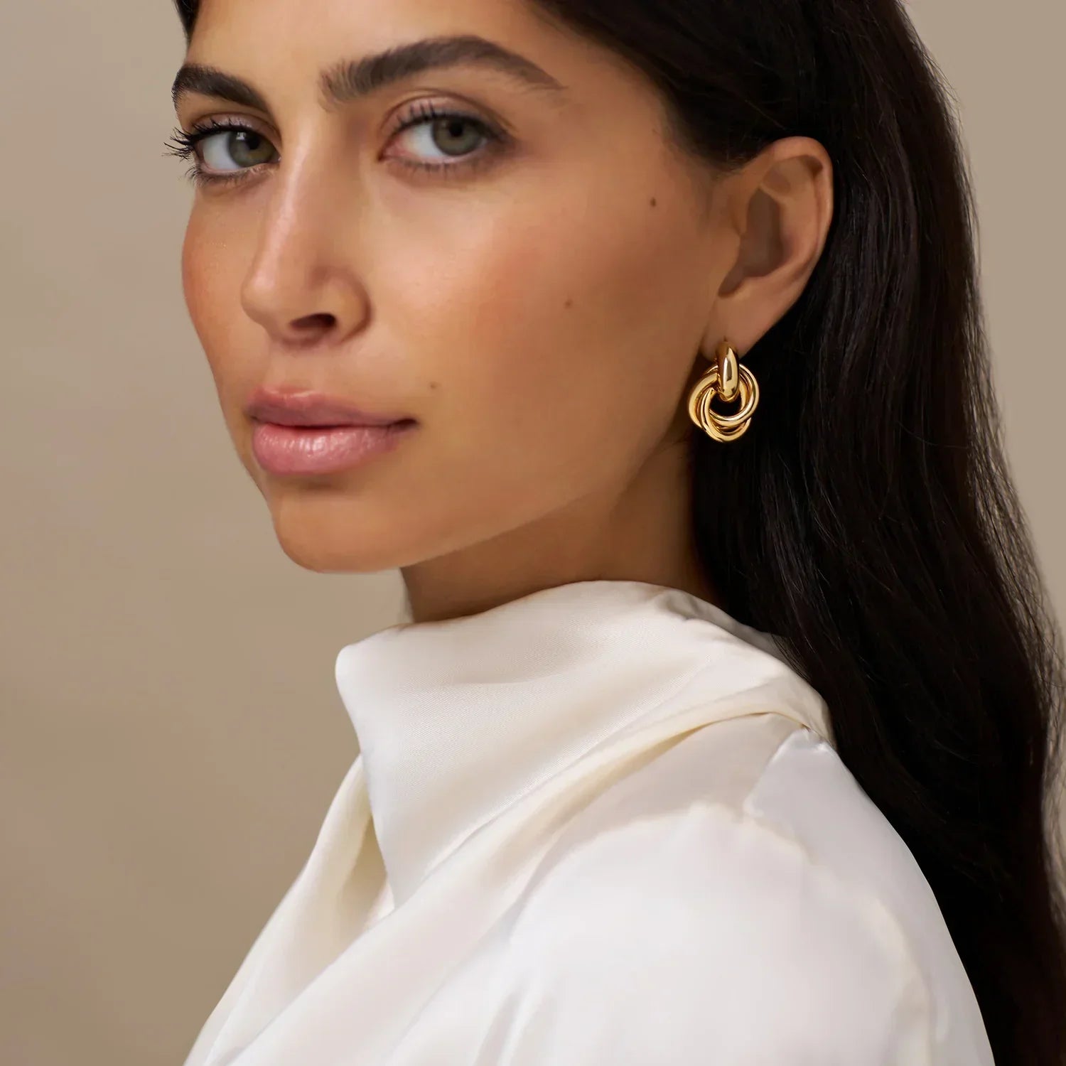 Intertwined Statement Earrings | Gold