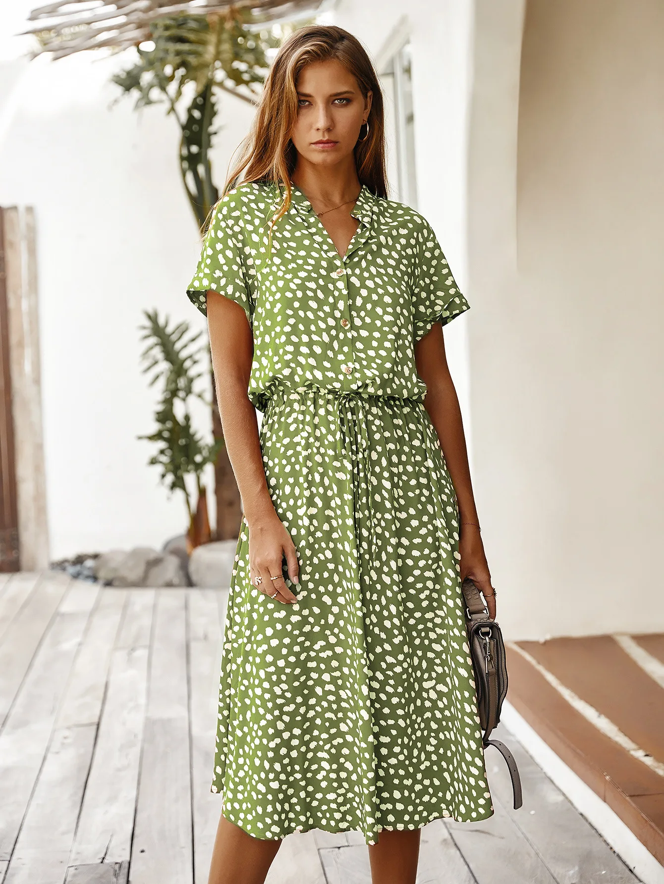 Maria | Summer Dress - Shirt Style
