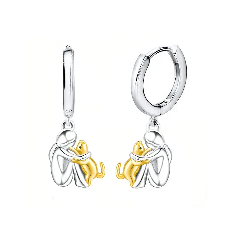 Anita - Cat Icon Earrings