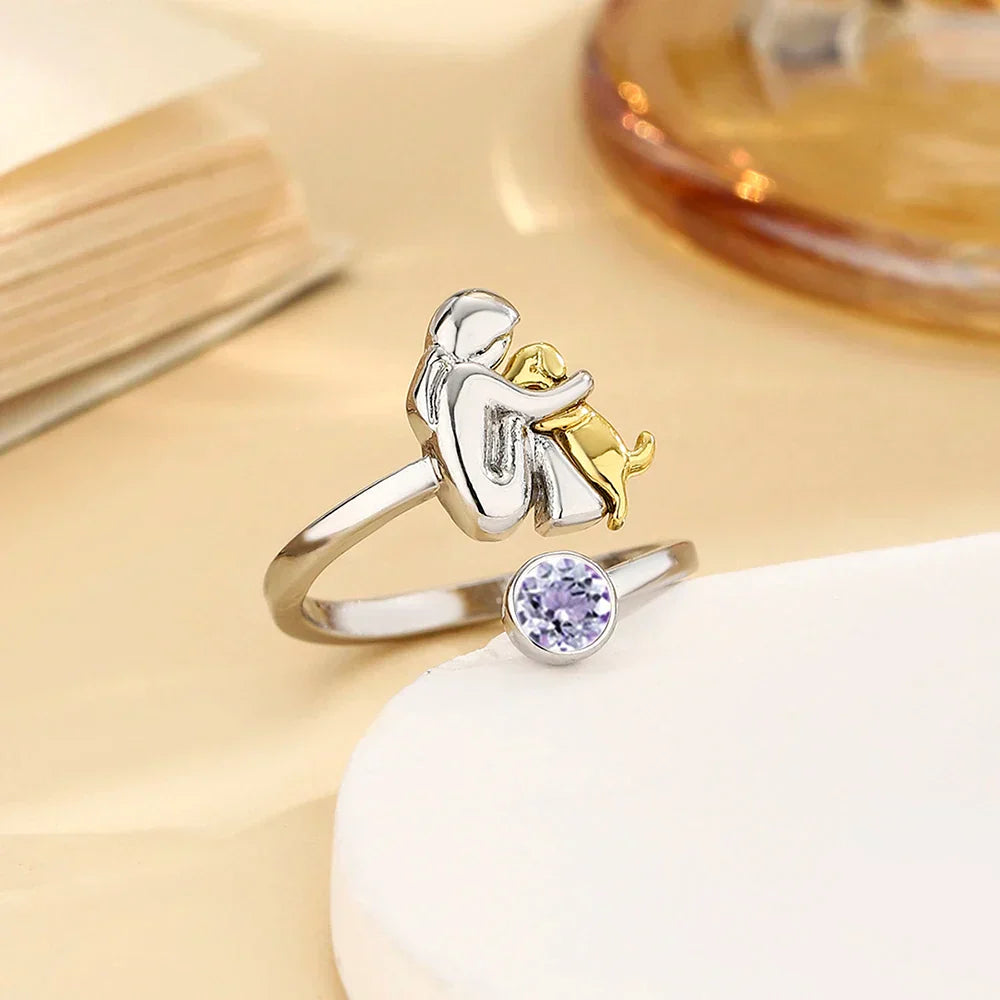 Ewelina - Ring with Dog Icon
