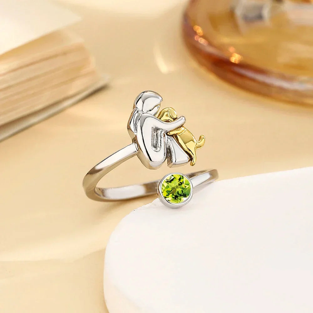Ewelina - Ring with Dog Icon