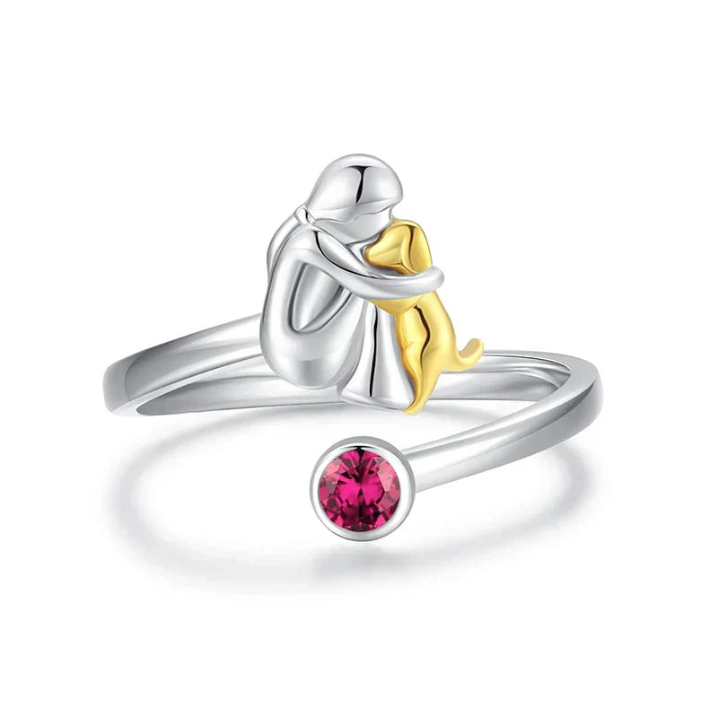 Ewelina - Ring with Dog Icon