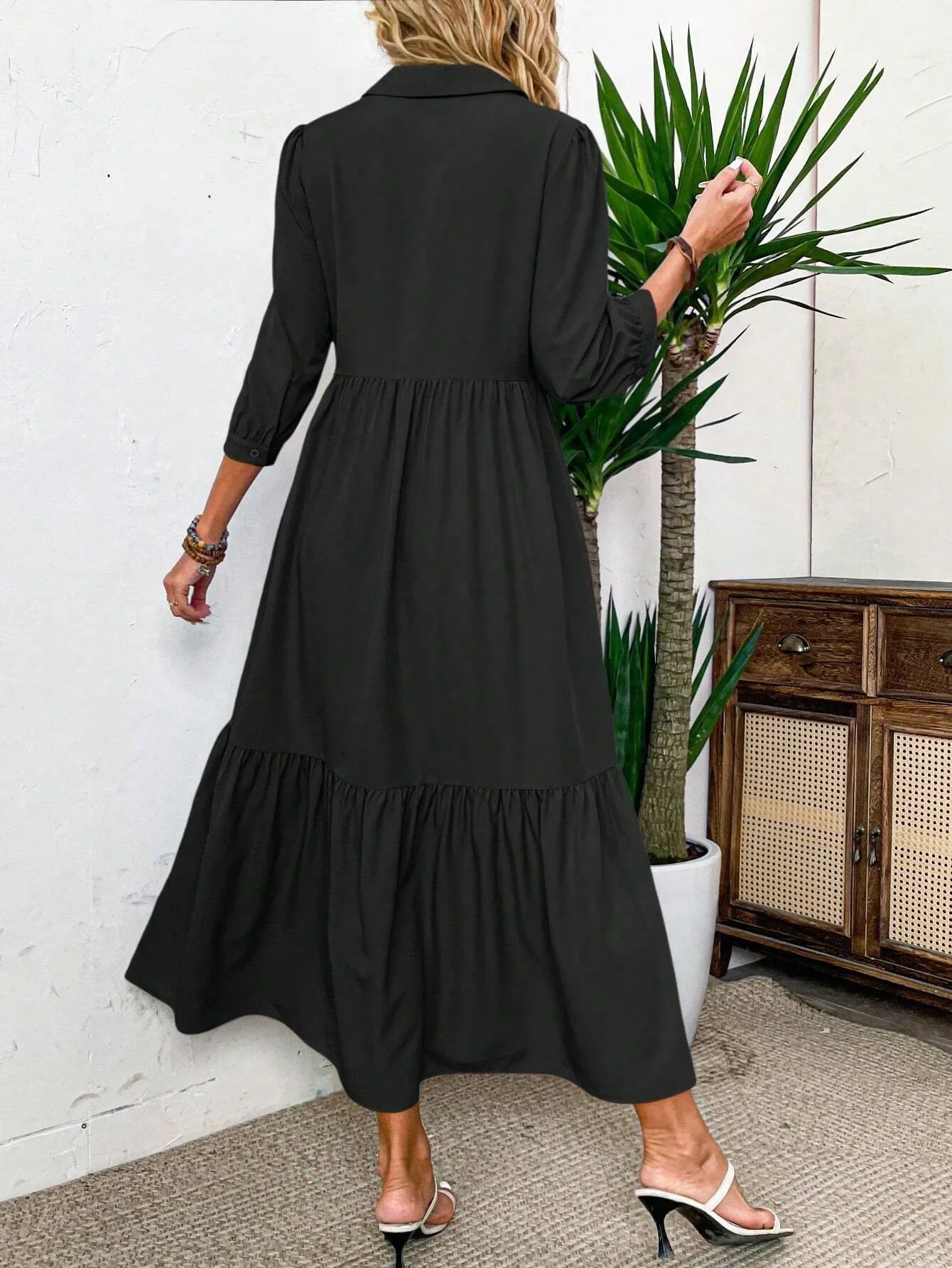 Maria | Fluid Chiffon Dress