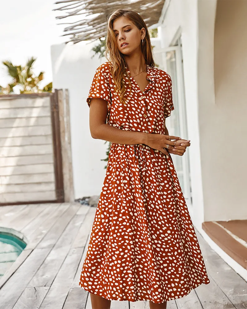 Maria | Summer Dress - Shirt Style