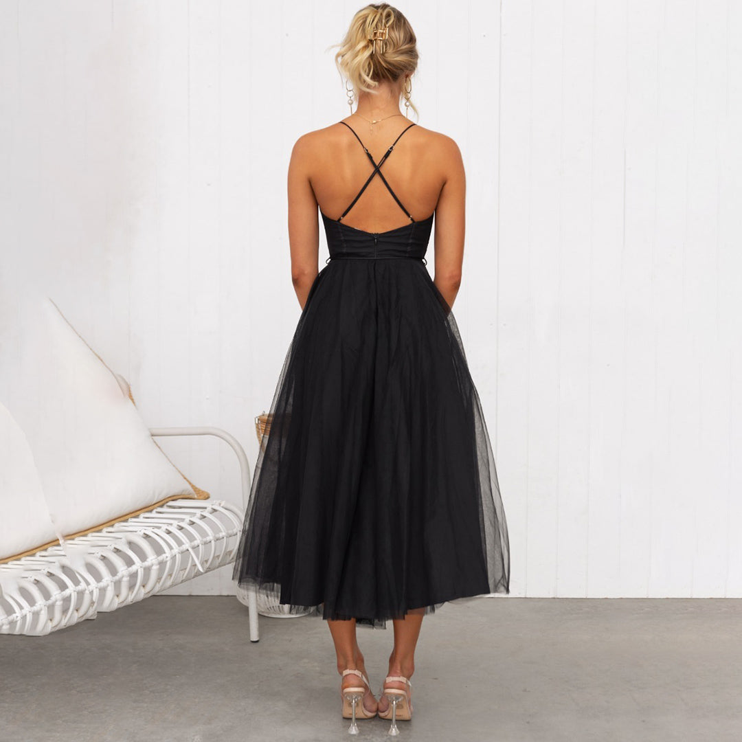 Solana Midi Dress for Women – Elegant, Fitted, and Made of Breathable Fabric for Special Days