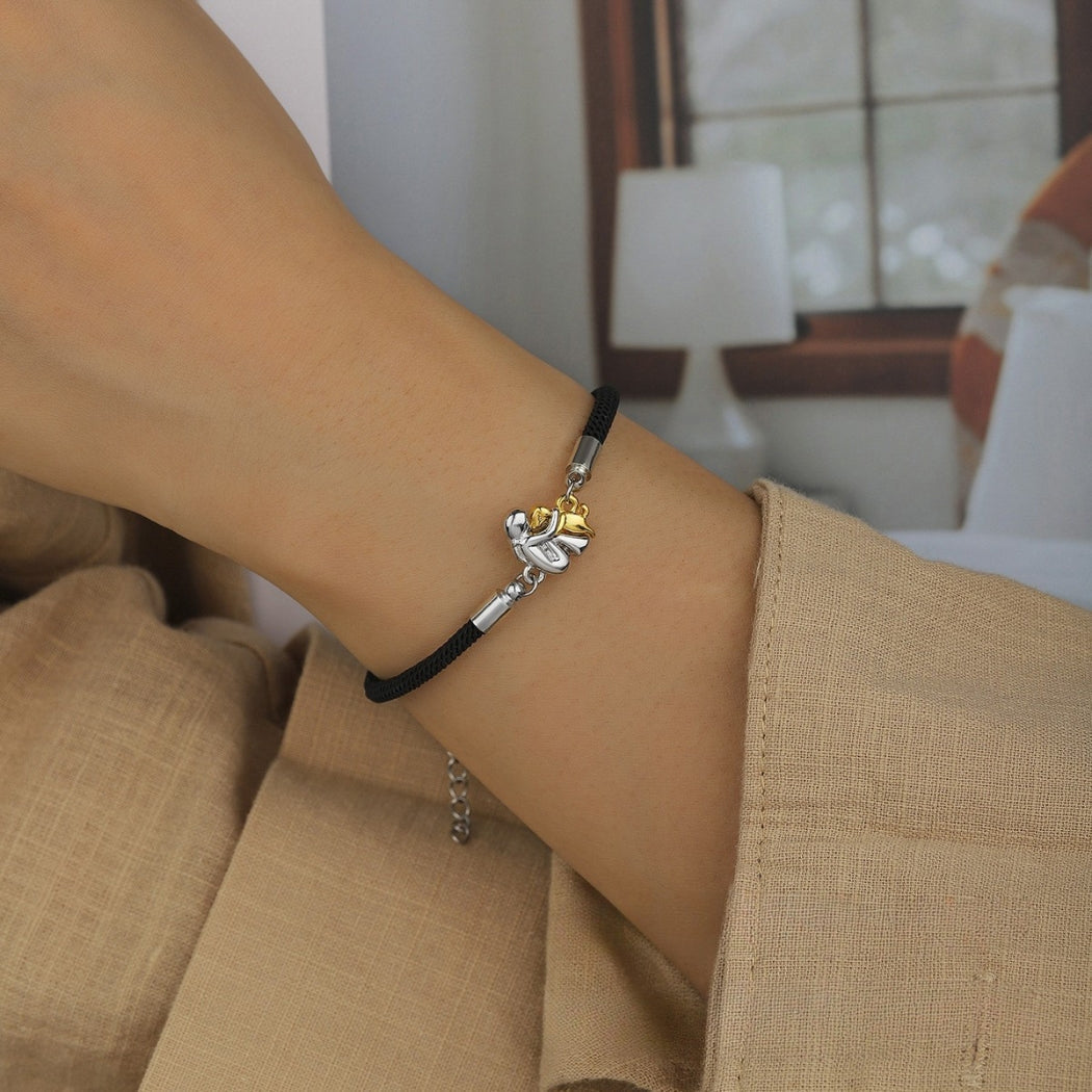 Gabriela - Cord Bracelet with Dog Icon