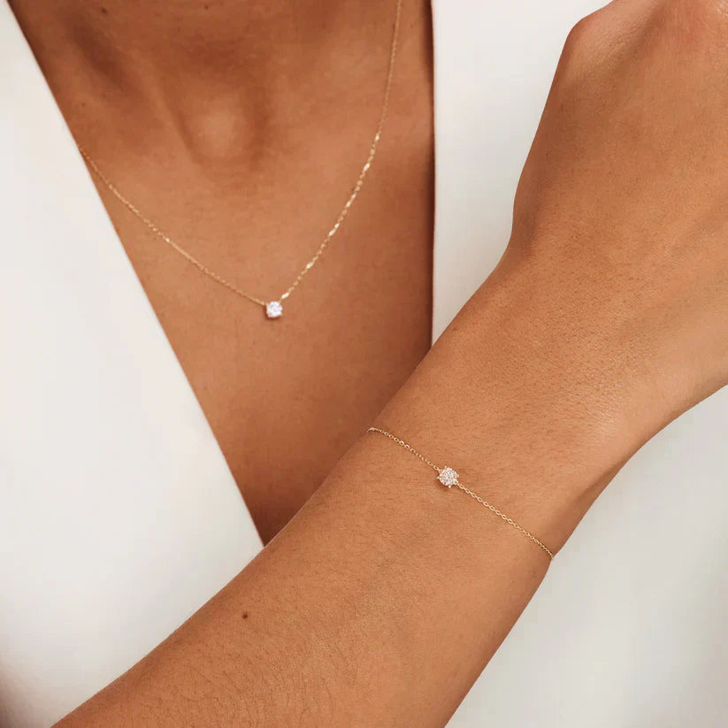Moissanite Stone Set Clea | Gold
