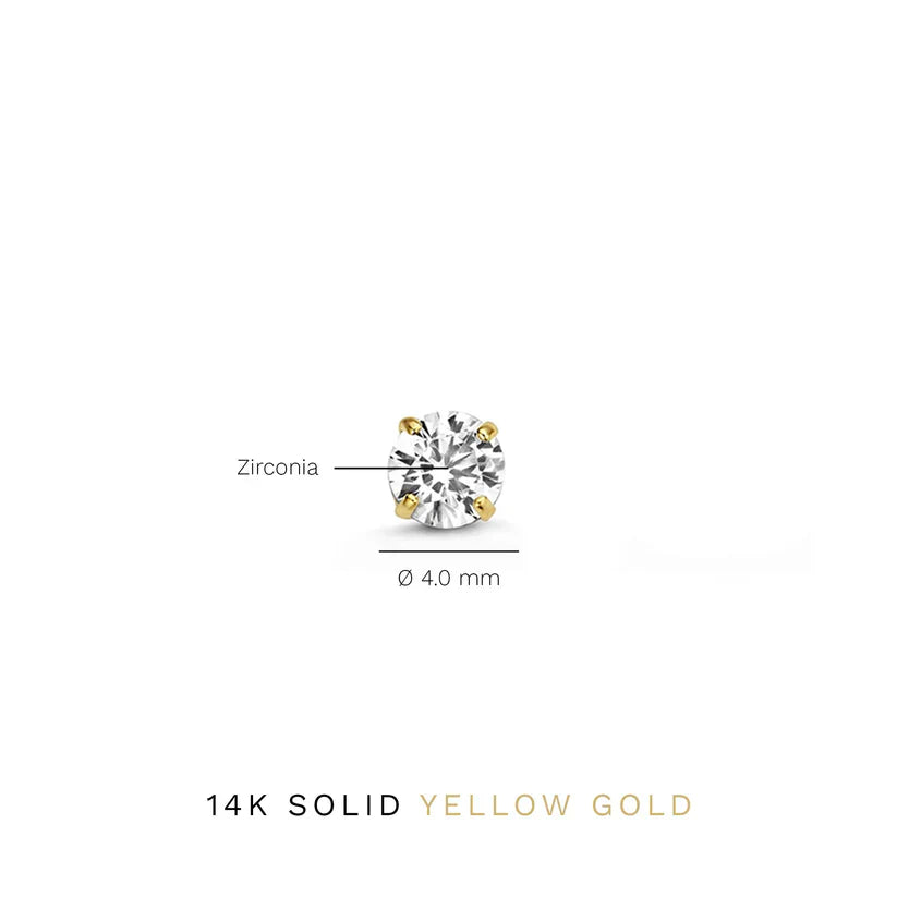 Earrings with Moonstone | Gold