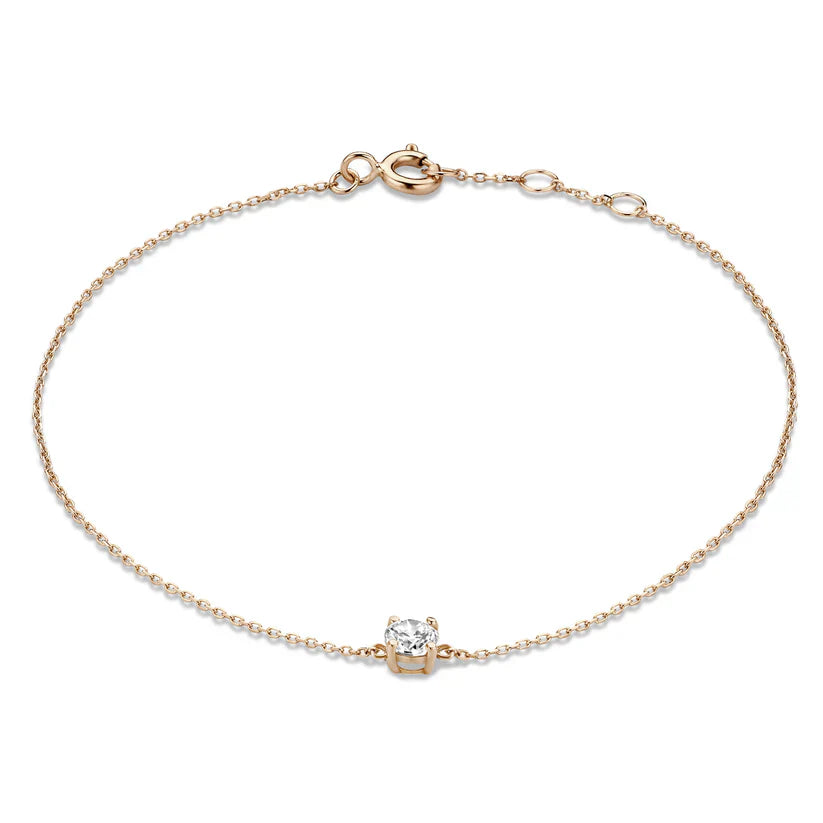 Moissanite Bracelet Clea | Gold