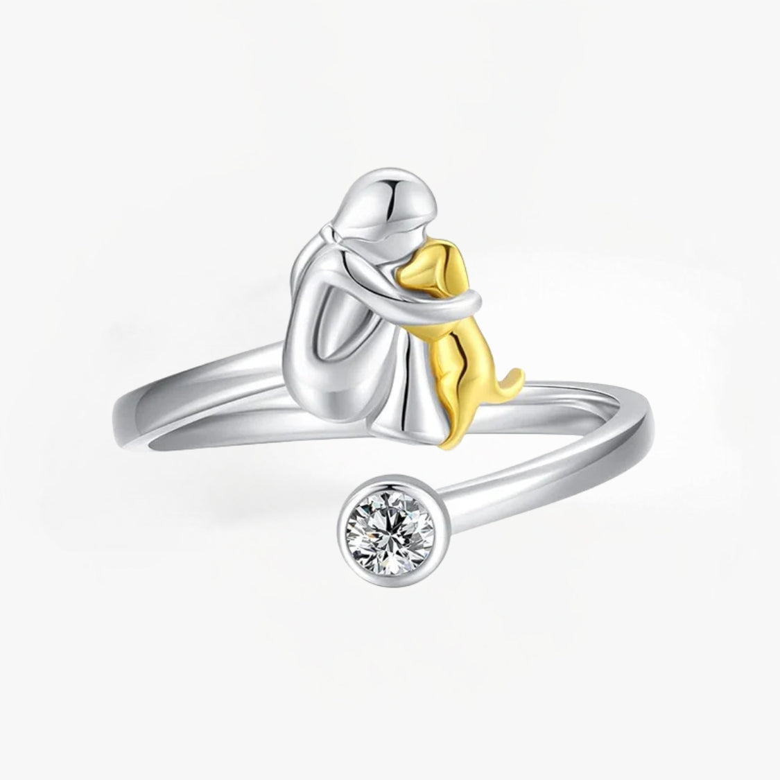 Ewelina - Ring with Dog Icon