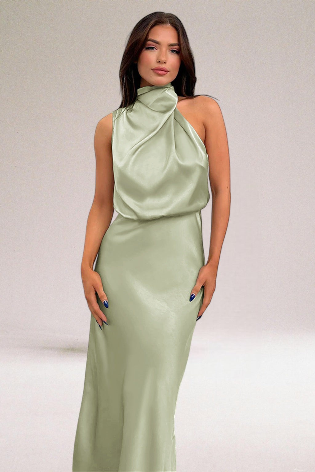 Elegant Satin Dress Laluna®