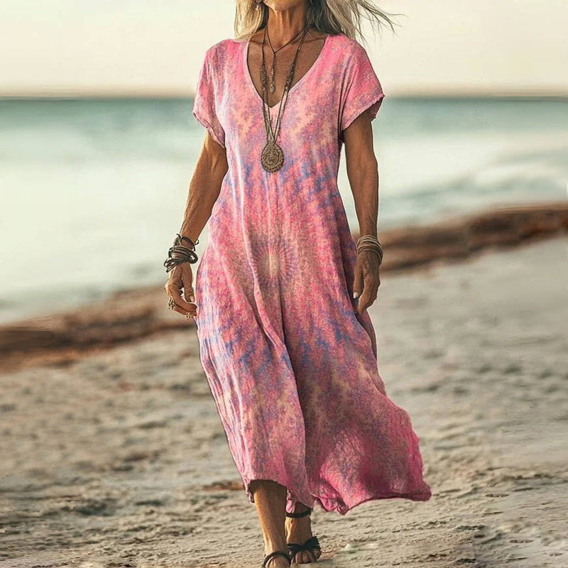 Luna | Vintage Gradient Summer Dress