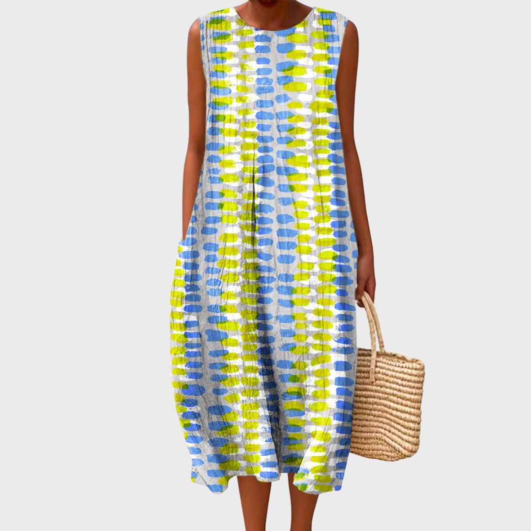 Isla | Comfortable and Breezy Checkered Summer Dress