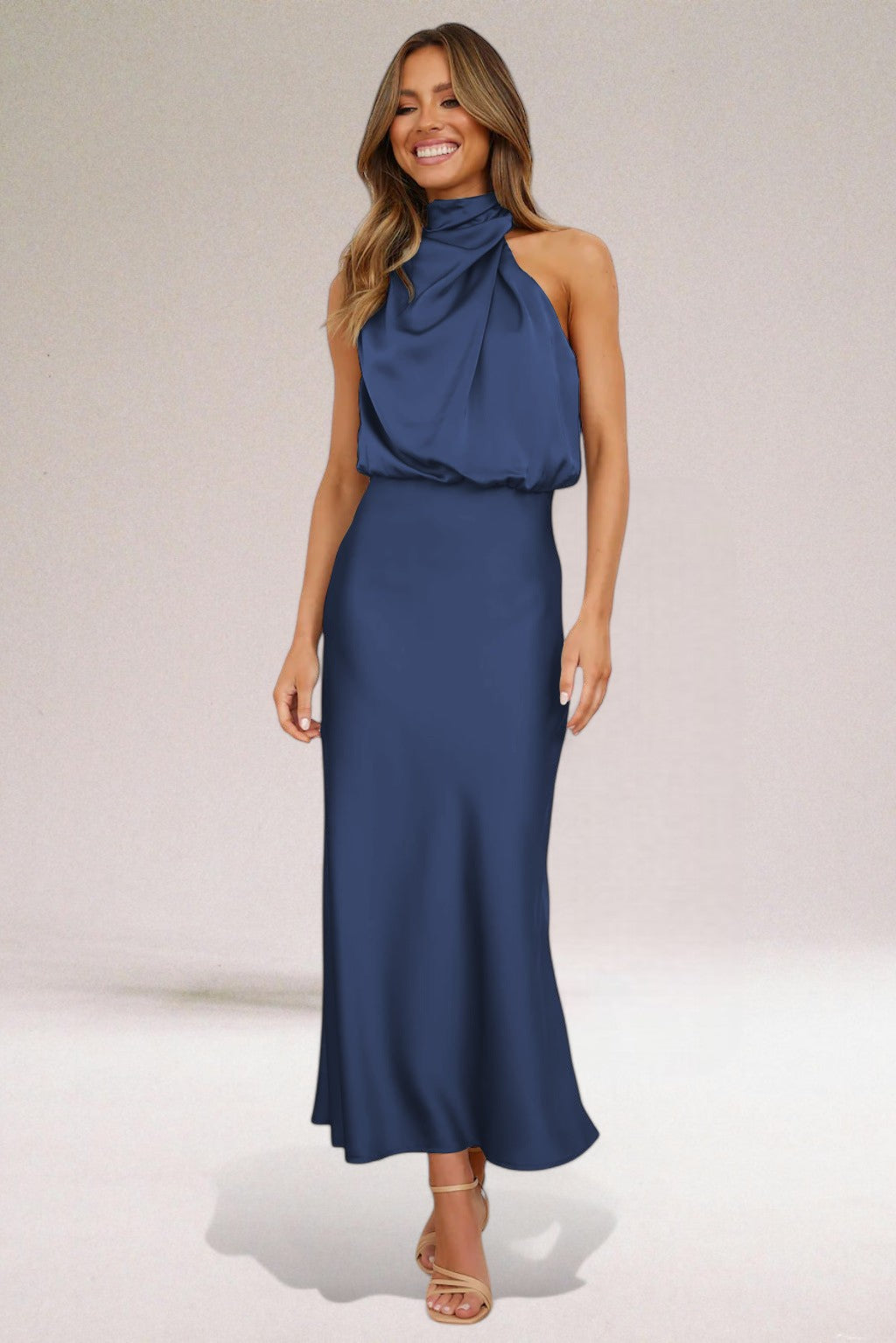 Elegant Satin Dress Laluna®