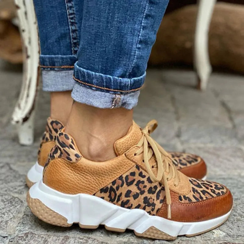 Crissa - Comfortable Leopard Print Shoes