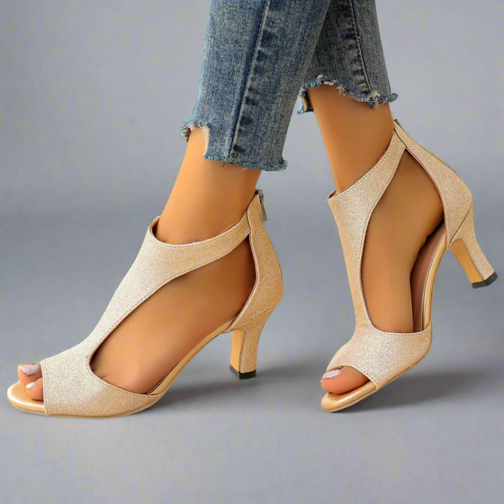 Hayley - Elegant and Comfortable Heeled Sandals