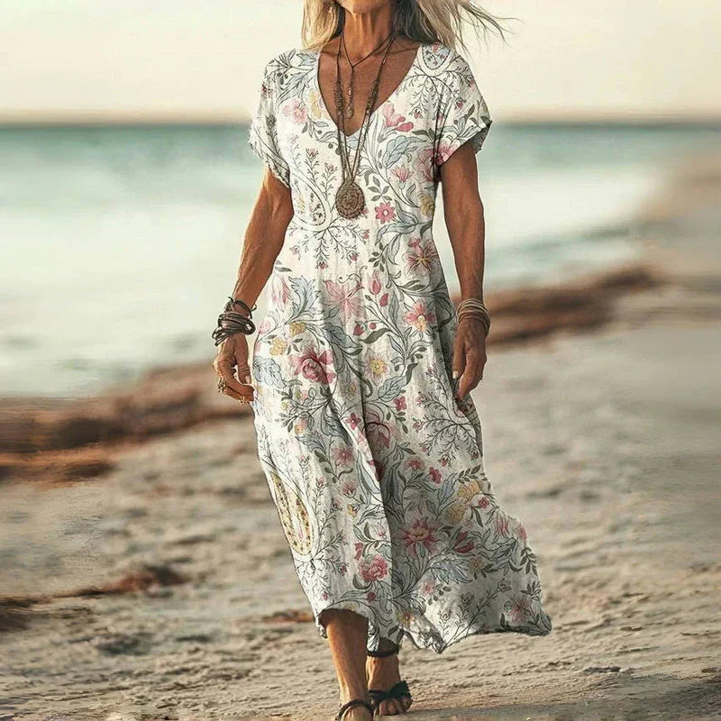 Luna | Vintage Gradient Summer Dress