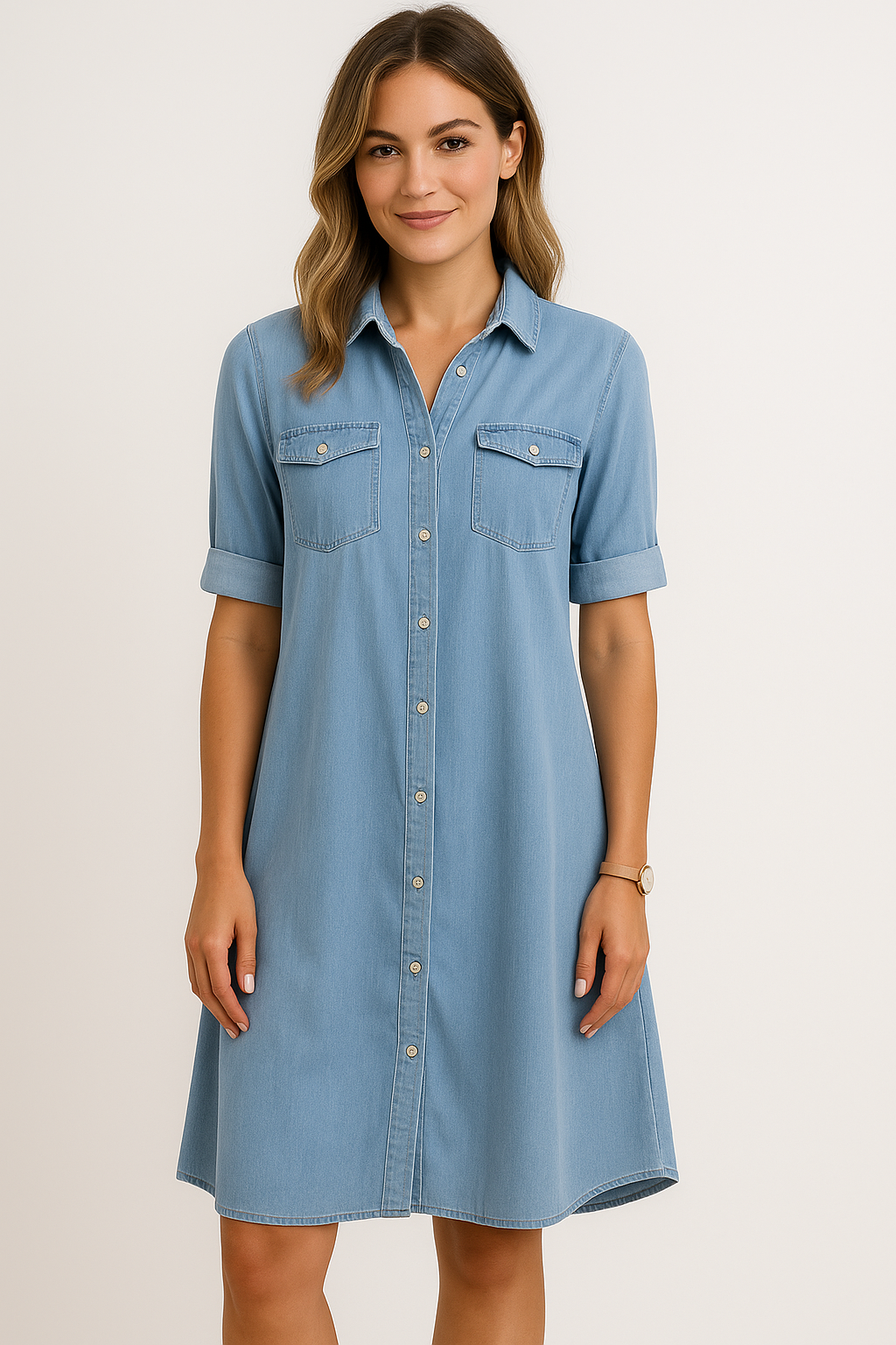 Maria | Comfortable Denim Dress