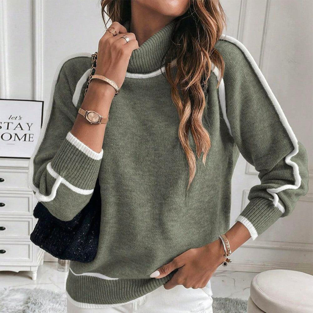 Kaylee - Elegant Roll Neck Jumper