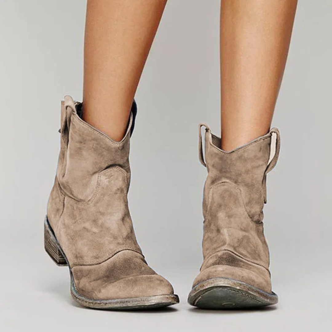 Carlotta - Suede Ankle Boots