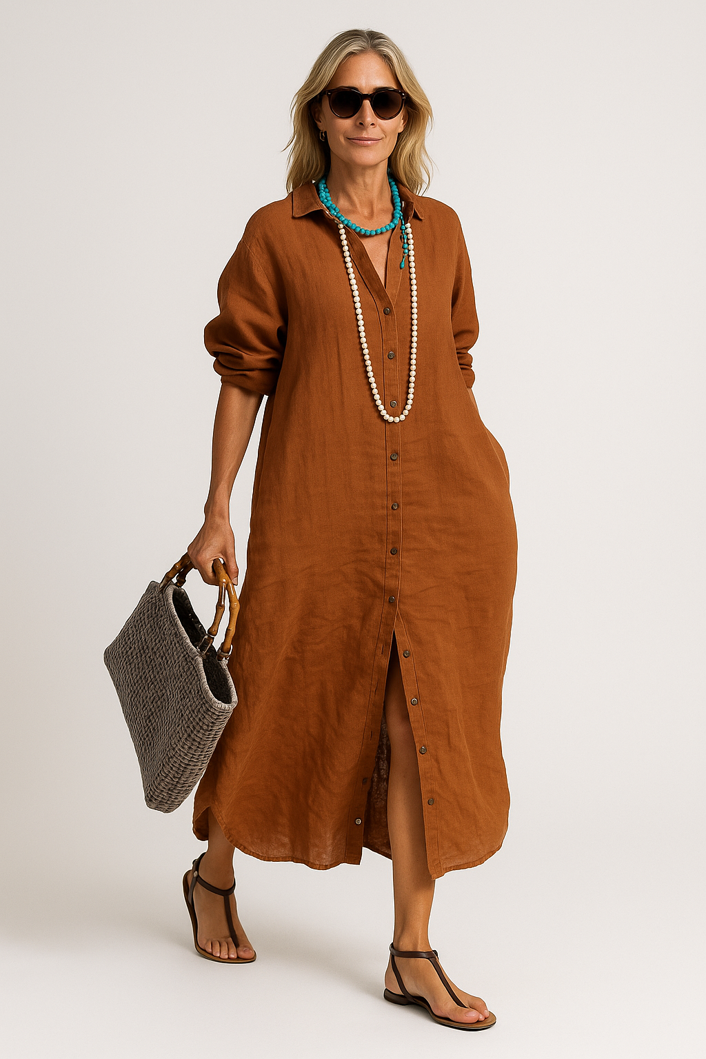Maria | Linen Ball Dress