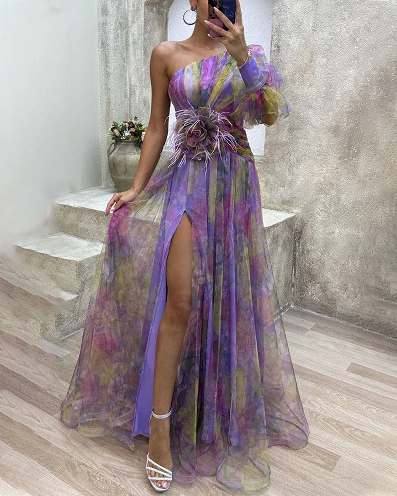Elegant Laluna® Dress with Slit Detail