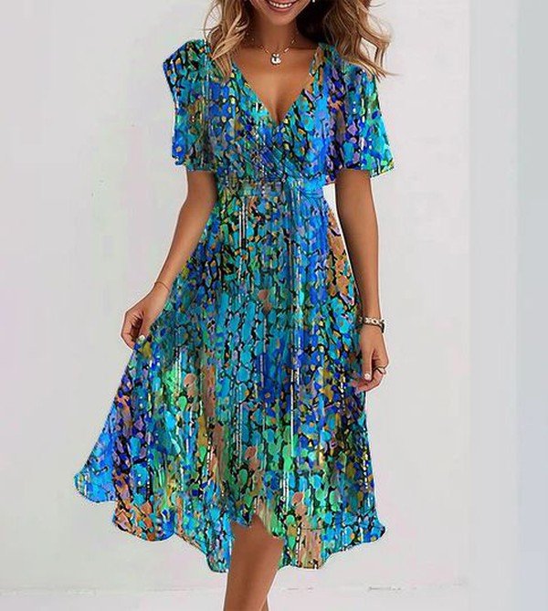 Sapphire | Light Blue Midi Dress