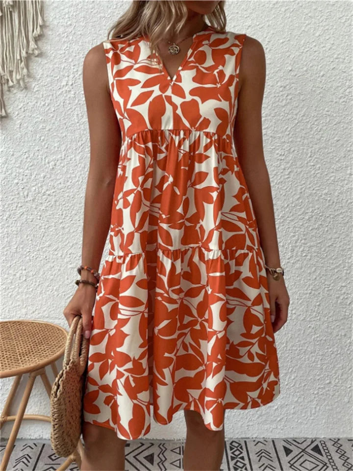 Tasha | Floral Print Flowing Dress