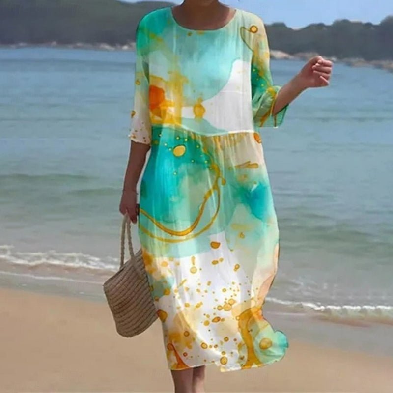 Keely | Sunset Floral Dress