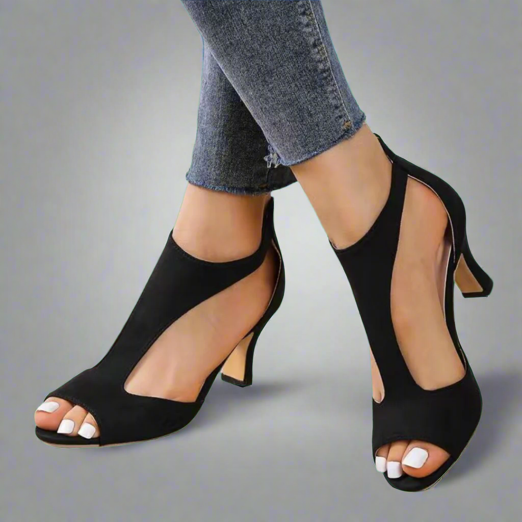 Hayley - Elegant and Comfortable Heeled Sandals