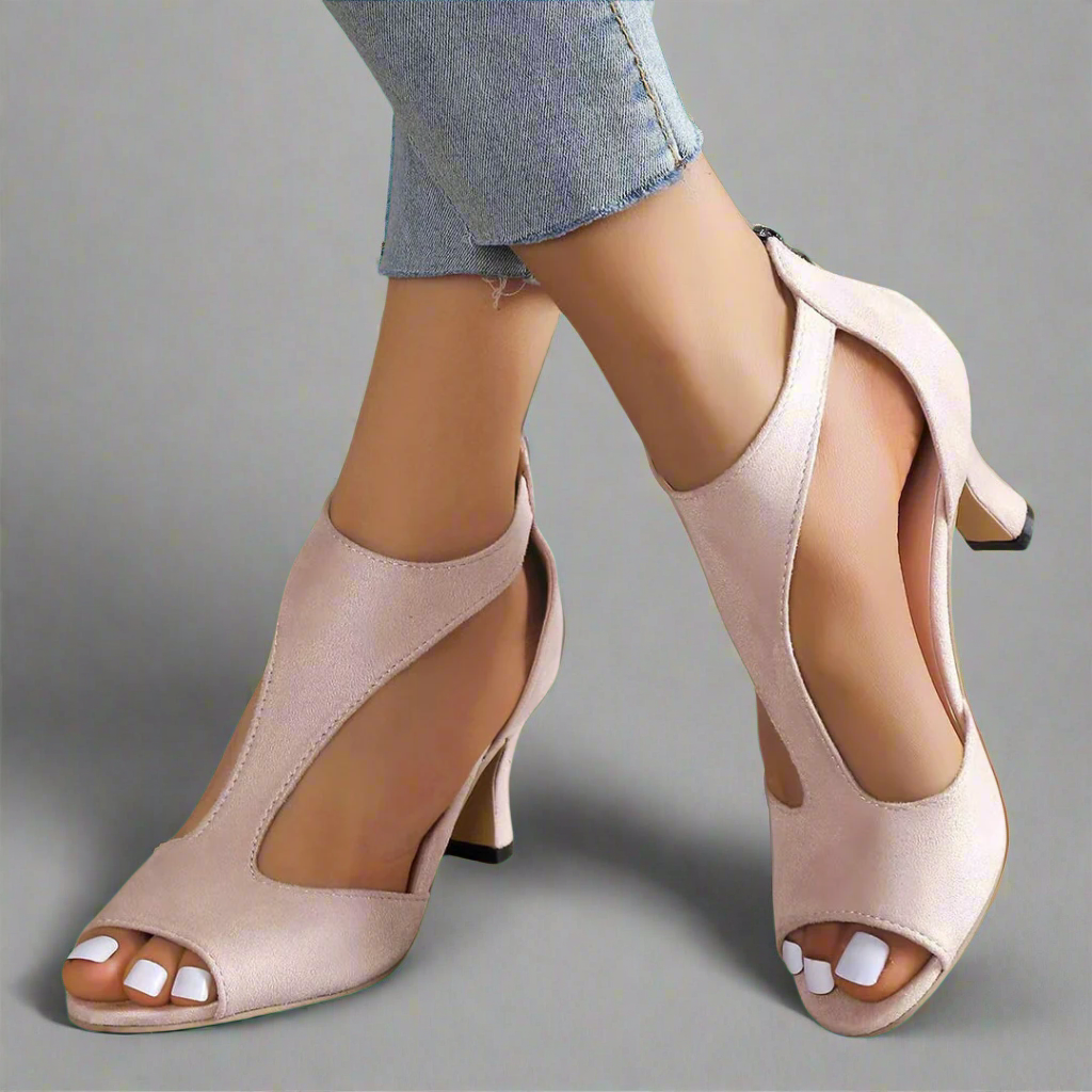 Hayley - Elegant and Comfortable Heeled Sandals