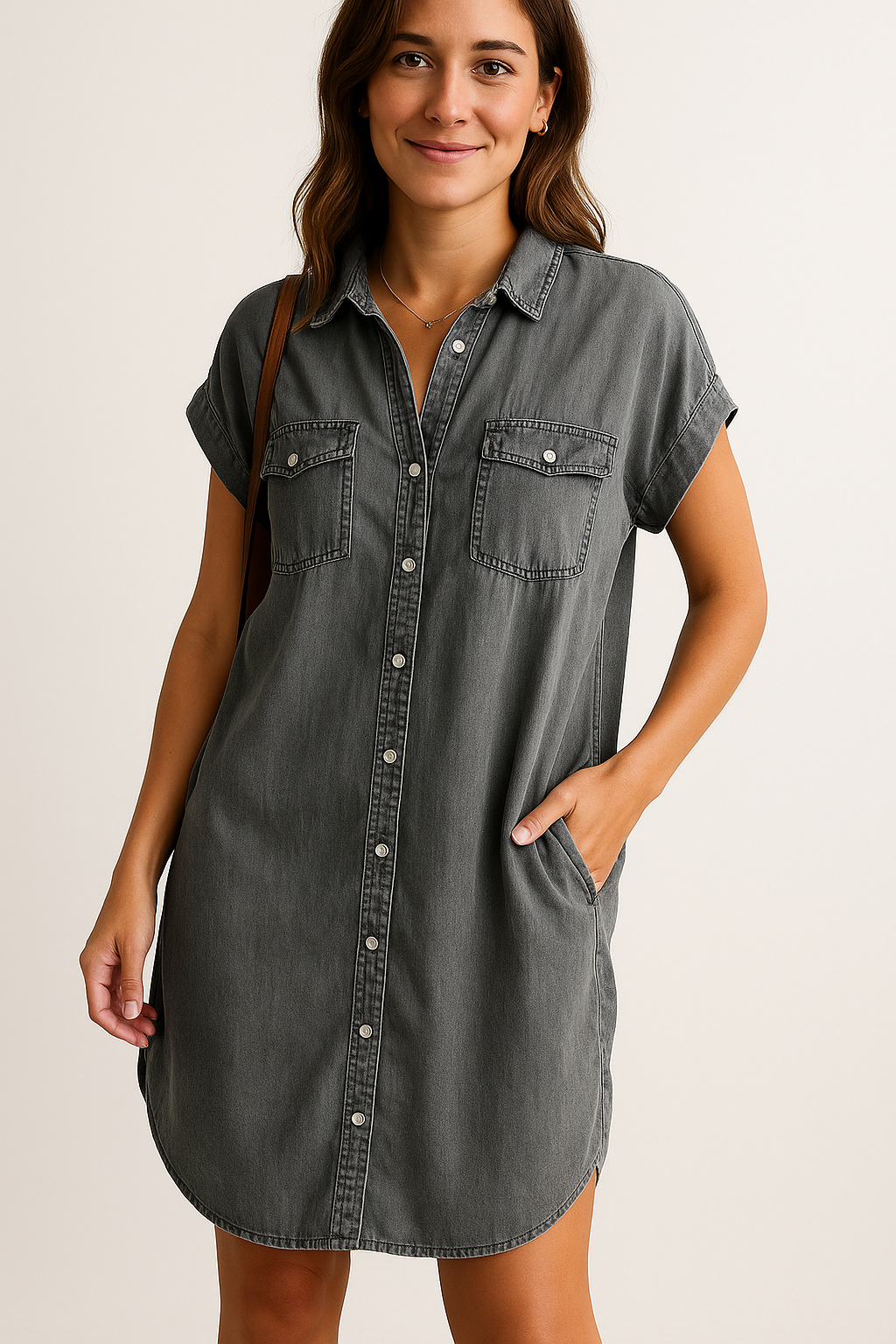 Maria | Stylish Modern Denim Dress