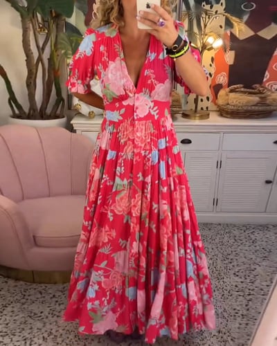 Izara | Elegant Soft Maxi Dress