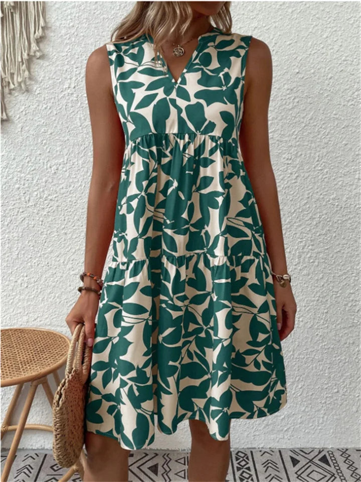Tasha | Floral Print Flowing Dress