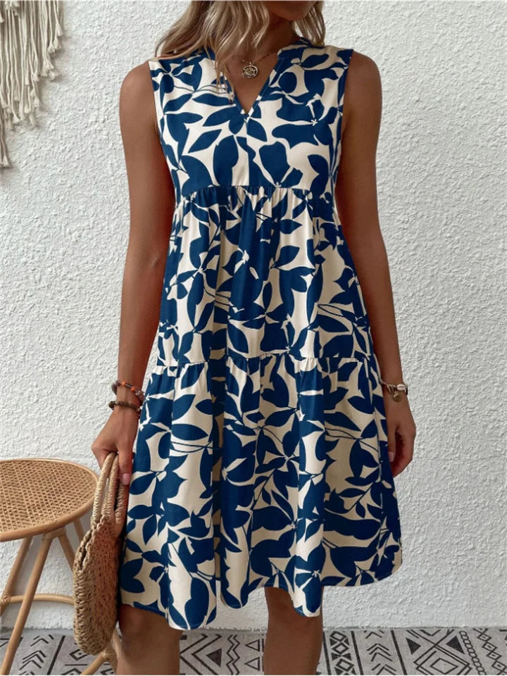 Tasha | Floral Print Flowing Dress