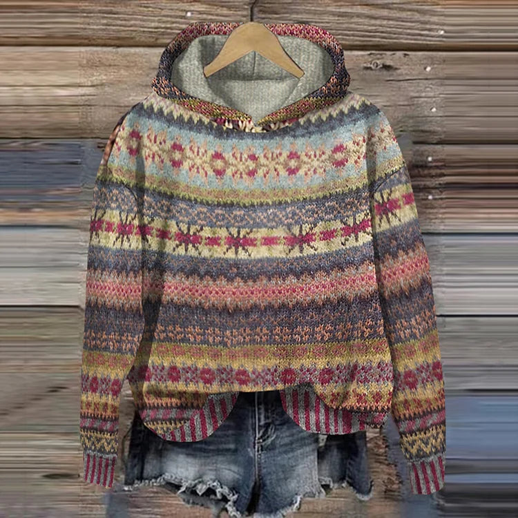 Paola - Chic Ethnic Sweatshirt