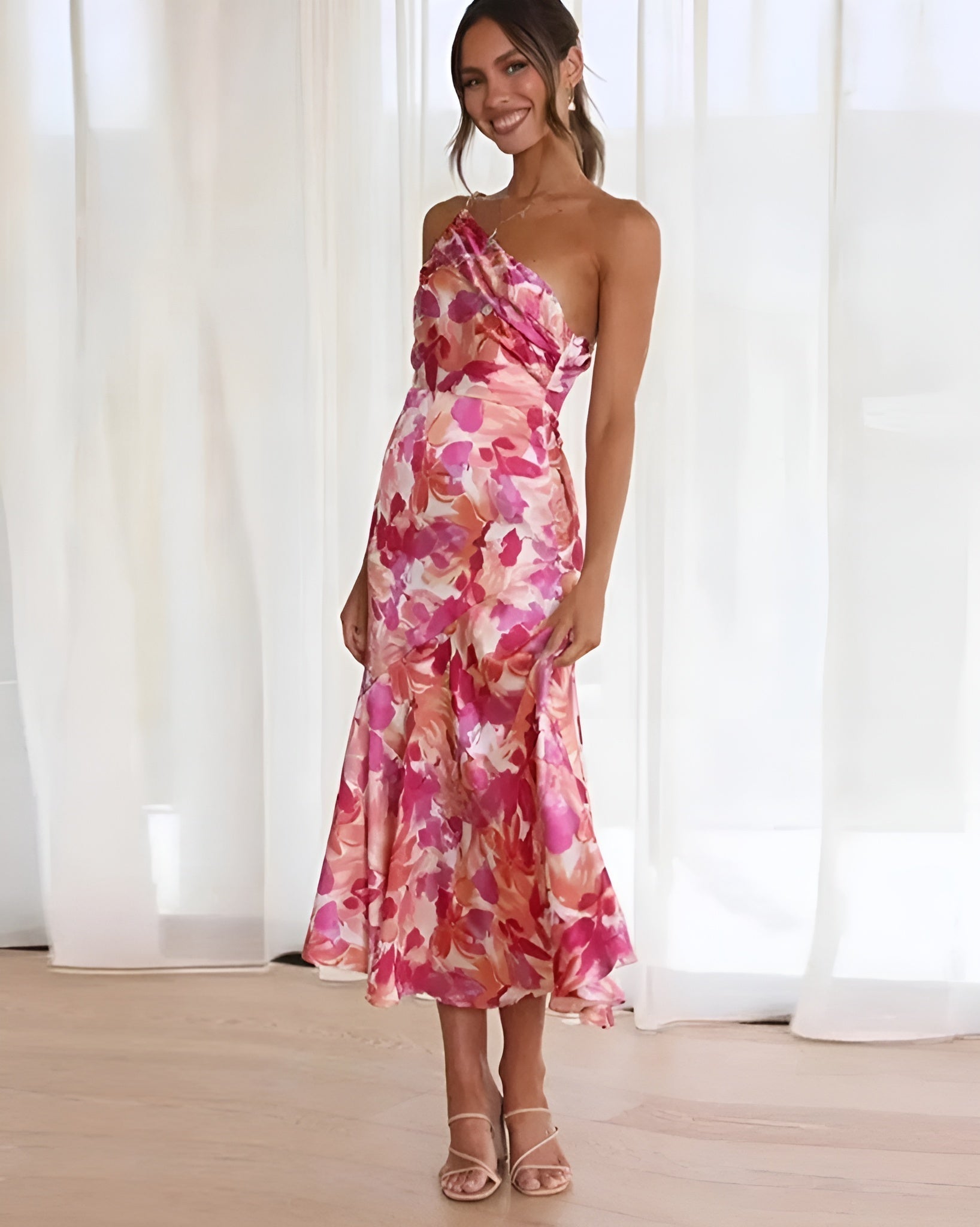 Elegant Floral Maxi Dress Laluna®