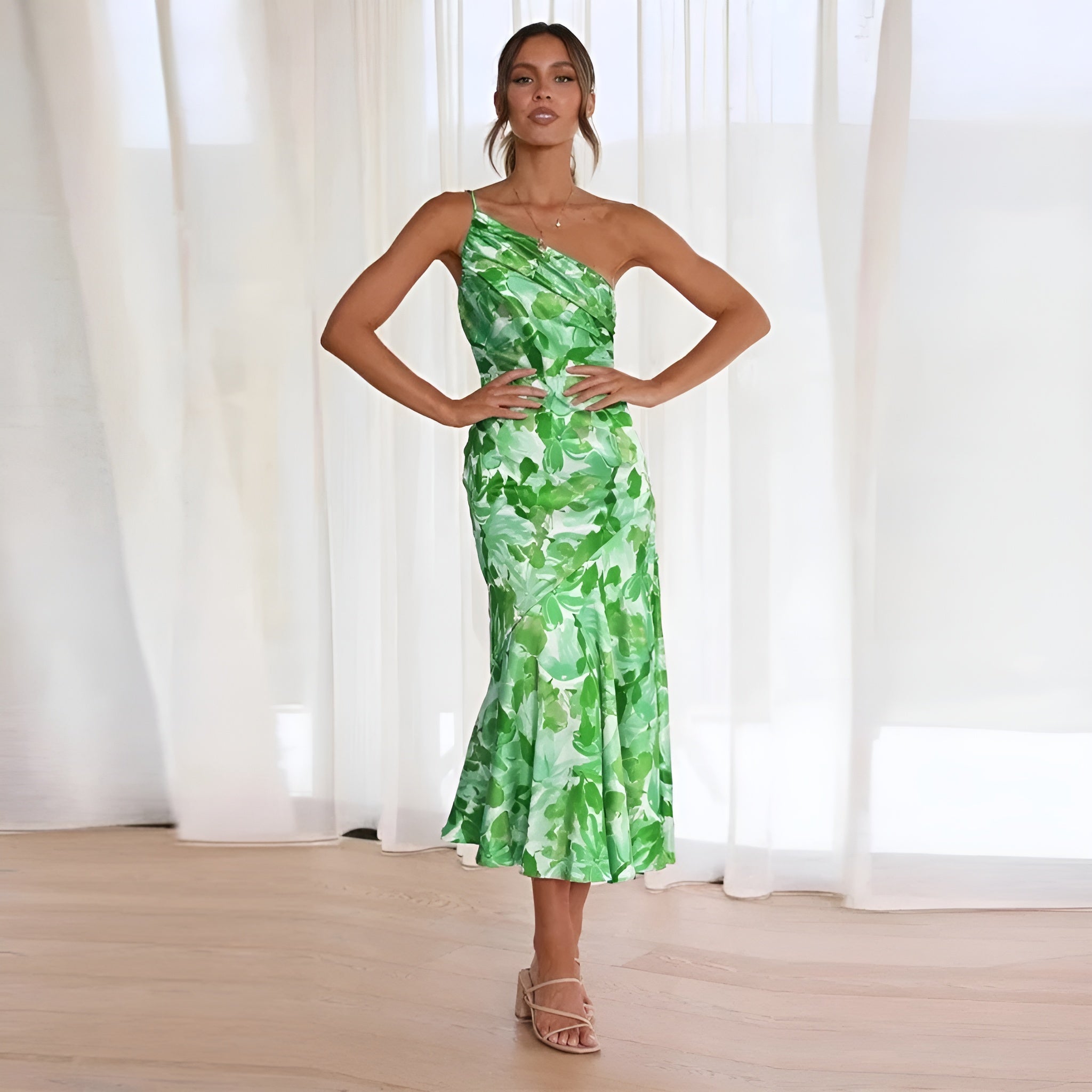 Elegant Floral Maxi Dress Laluna®